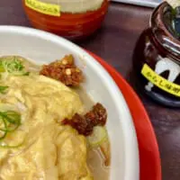 天下一品　こってり天津飯　辛味噌