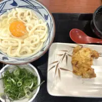 丸亀製麺の釜玉うどん