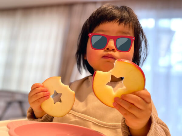子どもが喜ぶりんごの切り方
