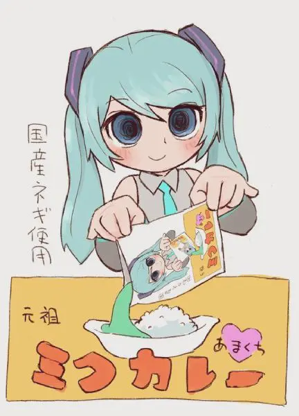 折角の記念日バズということで、初音ミクファンアートイラストも投稿。