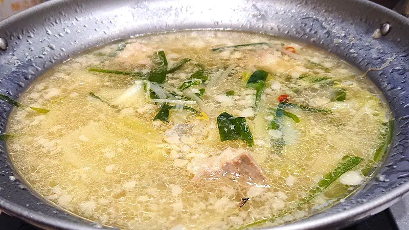 半分くらい食べたところで一旦ストップ