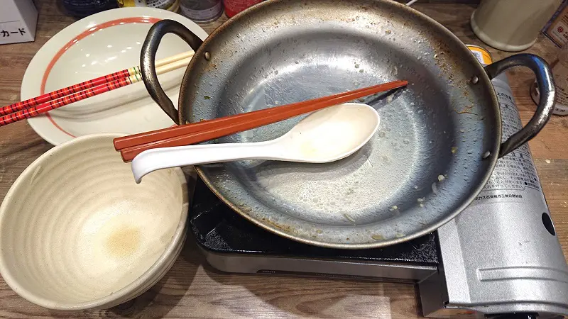 あっという間に完食。スープも、もちろん完飲。