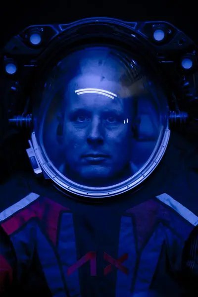 「AxEMU」のヘルメット部アップ（画像：アクシオム・スペース）