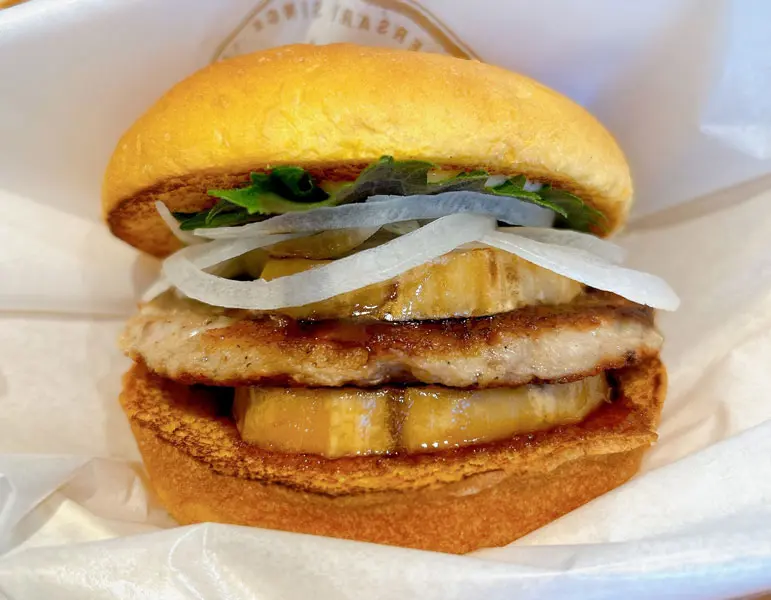 れんこん黒酢バーガー