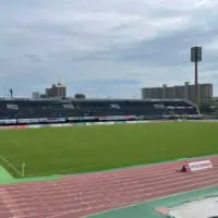 色鮮やかな緑のピッチ