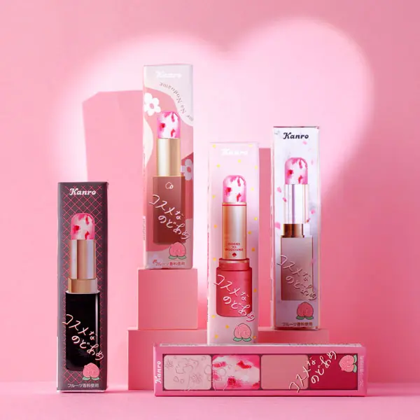 めちゃかわ！リップやアイシャドウっぽい「コスメなのどあめ 2つのもも