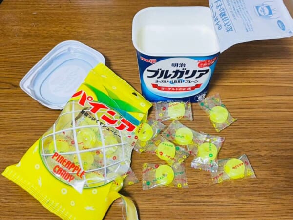 パインアメ＋ヨーグルトで爽やかスイーツに！公式のおすすめレシピ作ってみた