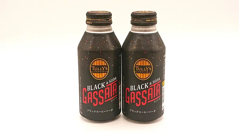 ブラックコーヒー炭酸「TULLY’S COFFEE BLACK＆SODA GASSATA」