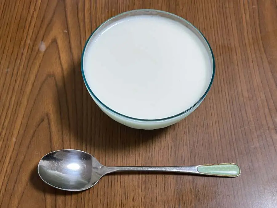 ミルクプリンの出来上がり