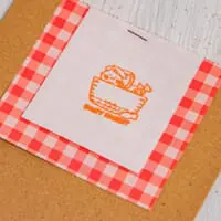 日付印を空欄にして可愛いスタンプとして使用