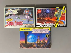 レトロゲーム ファミコン12本セット おまけスターソルジャーは箱(状態悪)つき Yahoo!オークション - スターフォース スターソルジャー セット
