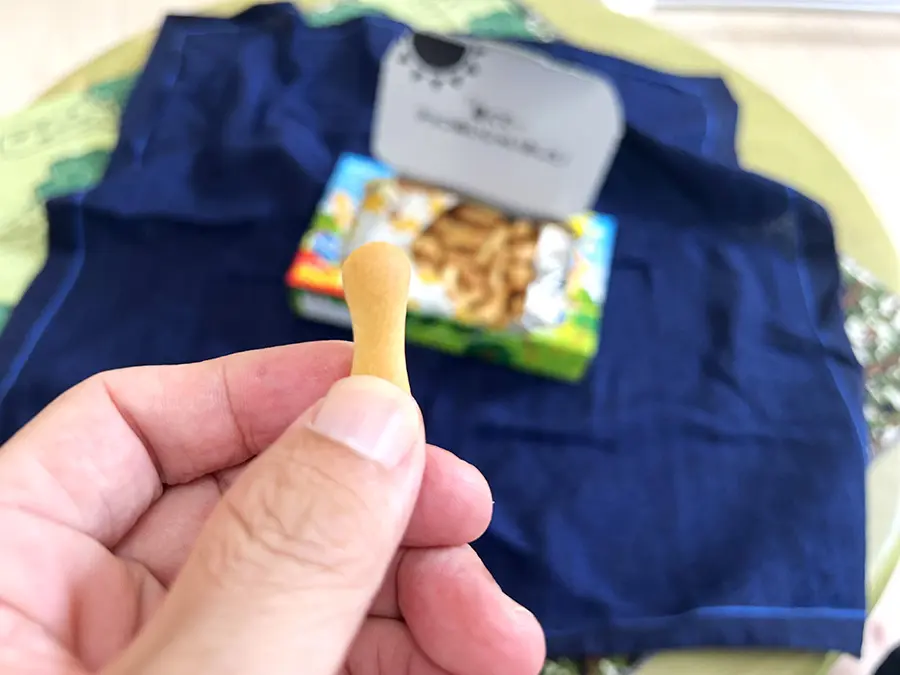 チョコぬいじゃった！きのこの山の軸