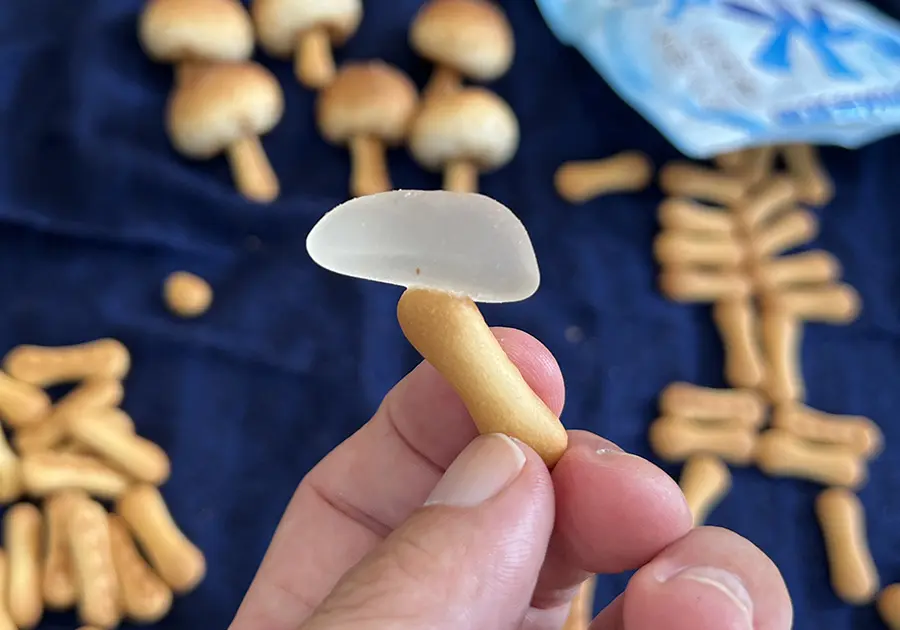 チョコぬいじゃった！きのこの山の水グミ