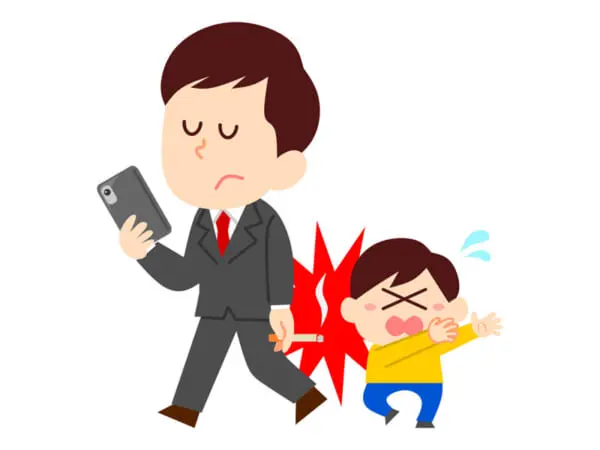 歩きタバコで起きる意外なトラブル　眼科医が注意喚起（画像：イラストAC）