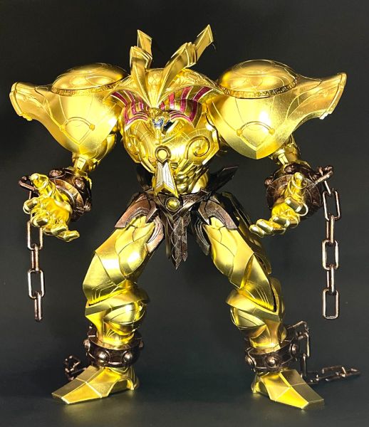 遊戯王「召喚神エクゾディア」のプラモを純金箔仕様に！神々しくてふつくしい