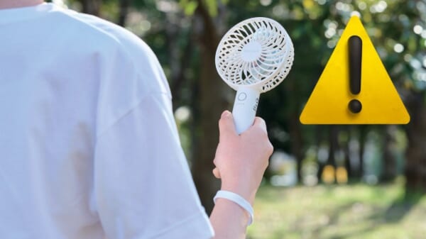 夏の必需品「ハンディファン」の落とし穴　気温35℃以上での使用は逆に危険
