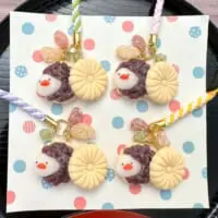 文鳥のストラップ