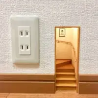 Mozuさんが制作した「こびとの階段」