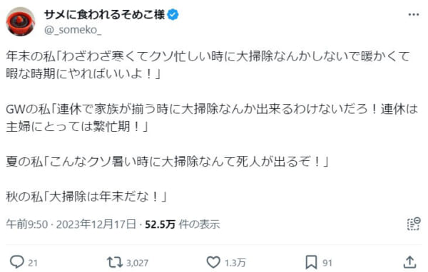 大掃除なんかしたくない！