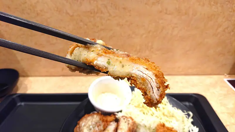 箸に取って、ご飯にワンバン