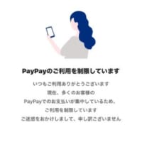 PayPayのエラー画面
