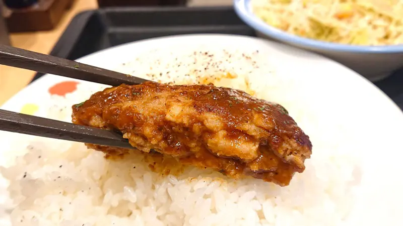 ライスの上にワンバン