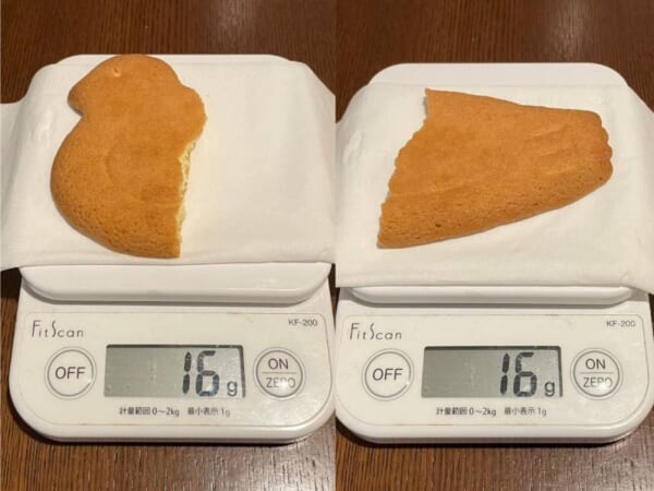 鳩サブレーをぴったり二等分に！チャレンジ達成に22万いいね