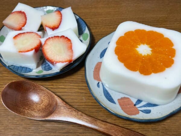 春休みのおやつにいかが？農林水産省イチオシのフルーツ牛乳寒天作ってみた