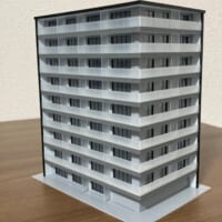 自作したマンション模型