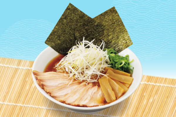 夏季限定の「冷やし醤油らーめん」