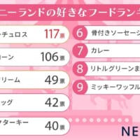 ディズニーランドの好きなフードランキング