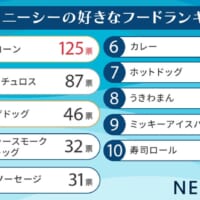 ディズニーシーの好きなフードランキング