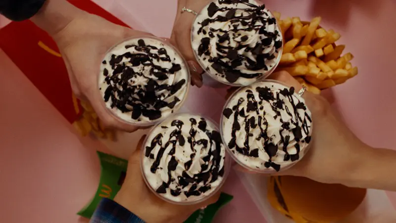 aespaがマックカフェのCMに出演！マクドナルド公式SNSでは