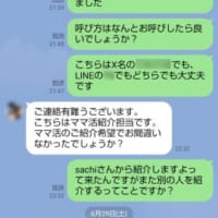 仲介役「○♡」とのやり取り