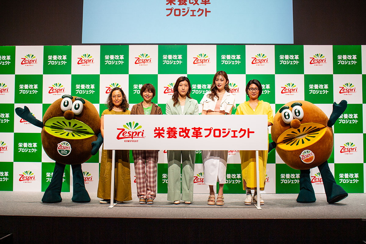 Aマッソ加納、“出勤キウイ”でバランス食生活を提案「駅までの間にペロッと」