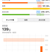 「カロリAI」に食事を登録したところ。栄養バランスや目標体重までのカロリーを見ることができる