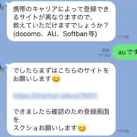 登録させたいサイトを紹介してきた