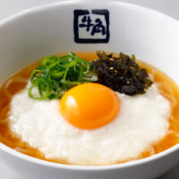 とろろ月見冷麺