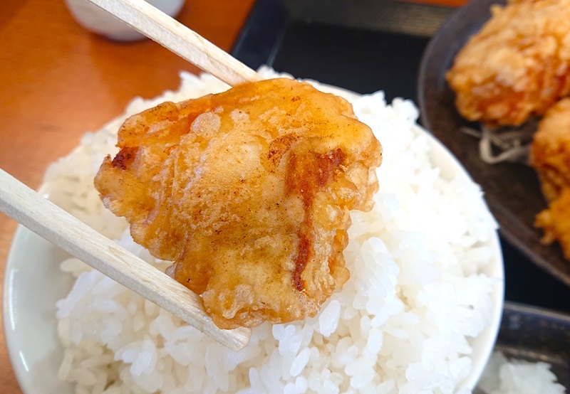 まぐろ天とご飯