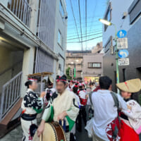 青梅街道沿いからルック商店街へ移動