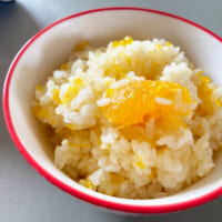 ほんのり甘いみかん味の炊き込みご飯