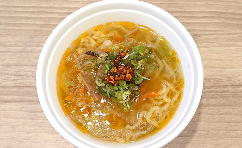 「海鮮あんかけラーメン～ザク旨ラー油～」（税込539円）