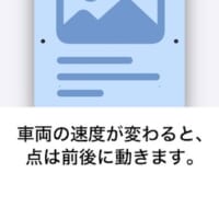 車両モーションキュー加減速