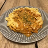 最後はパスタ