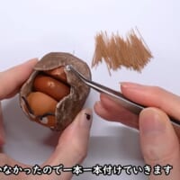 付ける時の角度や密集具合までこだわったトゲ