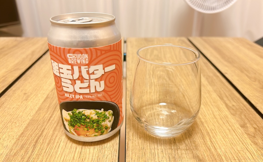 釜玉バターうどん HAZY IPA