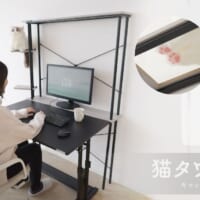 見上げれば猫……という幸福！自分のデスクを手軽に"キャットタワー"化できる商品が登場