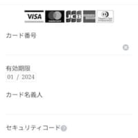 クレジットカード情報の入力を求められる