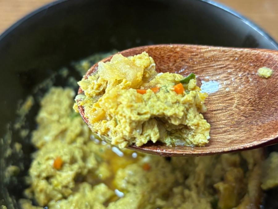 カレー味もあまり茶碗蒸し感が感じられず