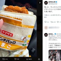 キングオブジャンク誕生？SNSで話題の「ランチパックファミチキサンド」が想像以上の美味しさ！